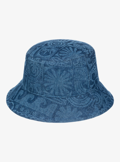 4 Womens Flower Bus Bucket Hat Blue ERJHA04258 Roxy