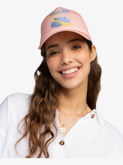 0 Dig This - Gorra Trucker para Mujer Beige ERJHA04267 Roxy