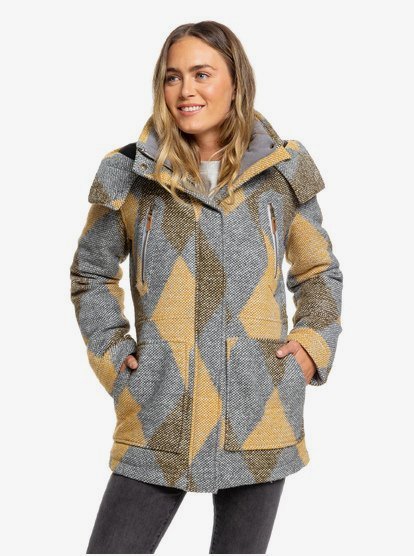 Dawn technical insulated store hooded coat