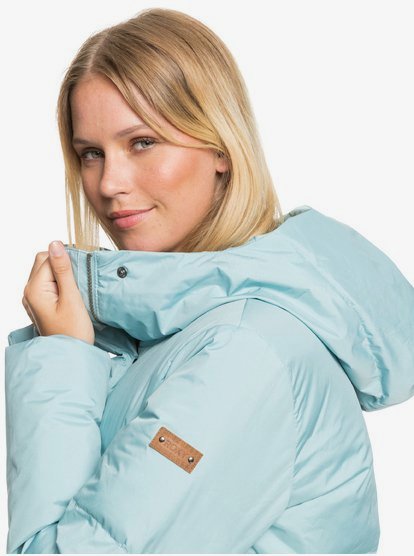 4 Abbie - Wasserdichte, länger geschnittene Jacke für Frauen Blau ERJJK03377 Roxy