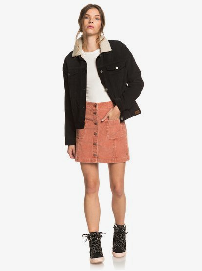 Corduroy trucker jacket best sale womens