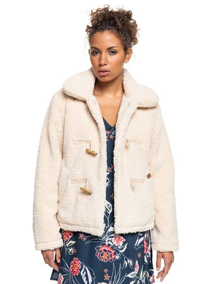 6 Raise The Bar - Veste en matière sherpa pour Femme  ERJJK03457 Roxy