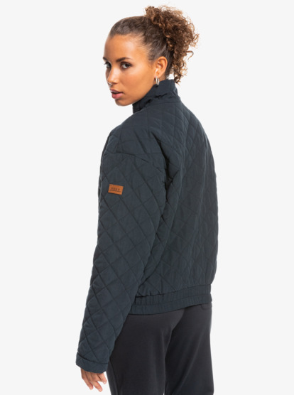 8 Path To Paradise - Gesteppte Jacke für Frauen Schwarz ERJJK03508 Roxy