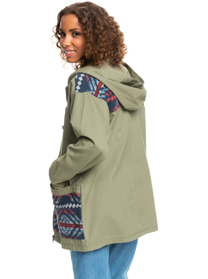 7 Caught Inside - Parka voor Dames Beige ERJJK03511 Roxy