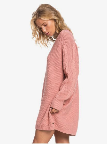 3 Baby Crush - Oversized Jumper Dress for Women  ERJKD03339 Roxy