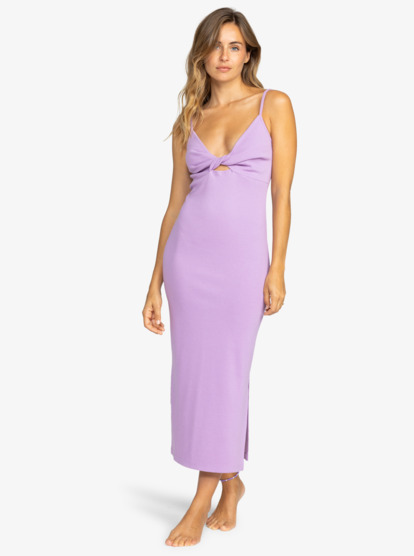 4 Wavey Lady - Vestido de punto acanalado para Mujer Violeta ERJKD03469 Roxy