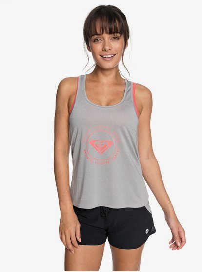 Take A Breath Technische Vest Top Voor Dames Gray Roxy roxy kopen in de aanbieding