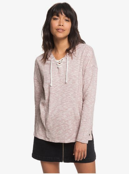 Discovery Arcade Hoodie Voor Dames Pink Roxy roxy kopen in de aanbieding