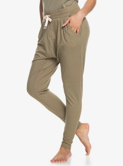 1 Jungle Roots 6" - Joggers para Mulher Beige ERJNP03381 Roxy