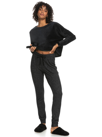 7 Just Perfection - Pantaloni della tuta da Donna giovane Black ERJNP03414 Roxy