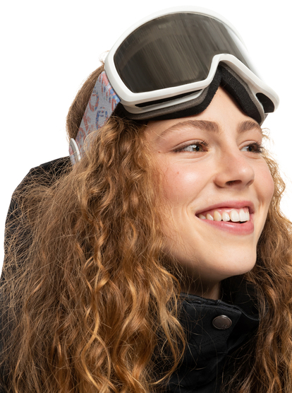 1 Izzy - Máscara para Snowboard/Esquí para Mujer Blanco ERJTG03180 Roxy