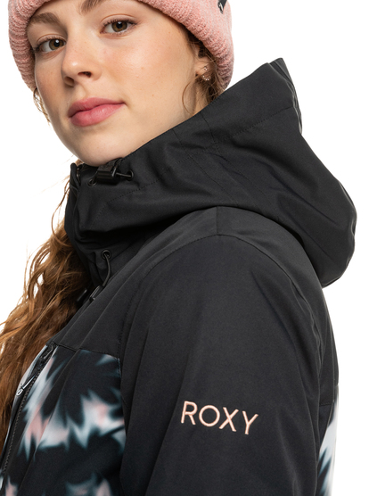 2 ROXY Jetty 3-in-1 - Giacca imbottita da snow da Donna Black ERJTJ03371 Roxy