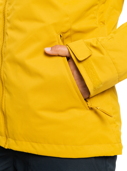 4 Free Jet Solid - Technical Snow Jacket for Women Yellow ERJTJ03399 Roxy