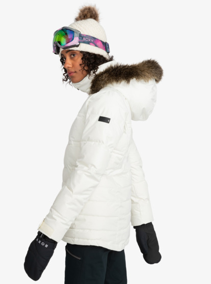 1 Womens Quinn Technical Snow Jacket White ERJTJ03416 Roxy