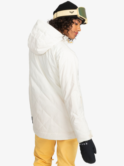 8 Radiant Lines Overhead - Funktionelle Schneejacke für Frauen Weiss ERJTJ03426 Roxy