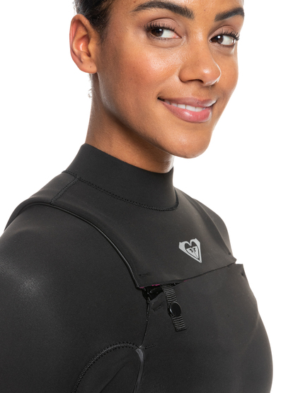 2 4/3mm Elite - Wetsuit met een Borstrits voor Dames Black ERJW103115 Roxy