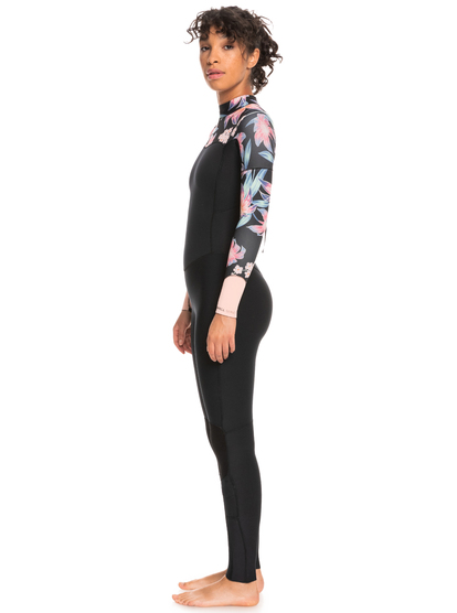 5 4/3mm Swell Series 2022 - Traje de Surf con Cremallera en la Espalda para Mujer Negro ERJW103124 Roxy