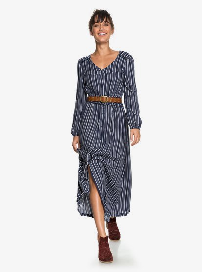 1 Subway Atmosphere - Robe longue pour Femme Bleu ERJWD03259 Roxy