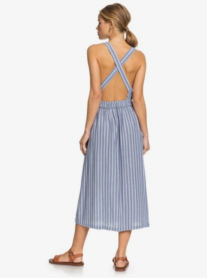 4 Summer Transparency - Strappy Midi Dress Blue ERJWD03423 Roxy