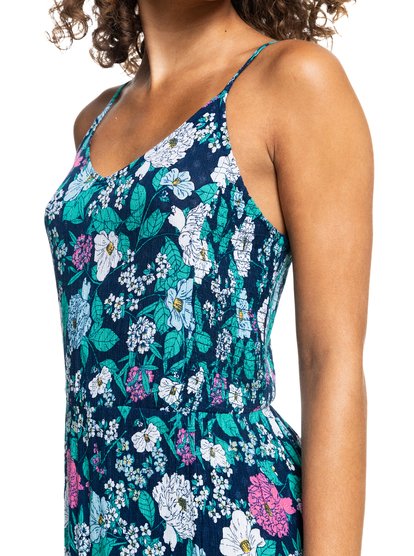 2 Land Of All - Vestido midi com tiras para Mulheres jovens Azul ERJWD03620 Roxy