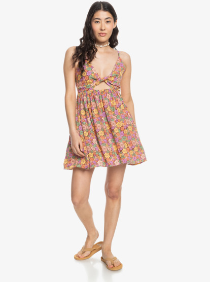 8 Evening Glow - Vestido mini para Mulher Marrom ERJWD03787 Roxy