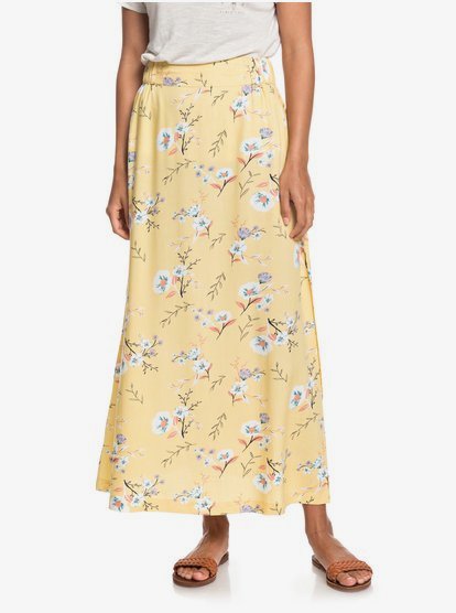 1 Tropical Chancer - Maxi Skirt Yellow ERJWK03078 Roxy