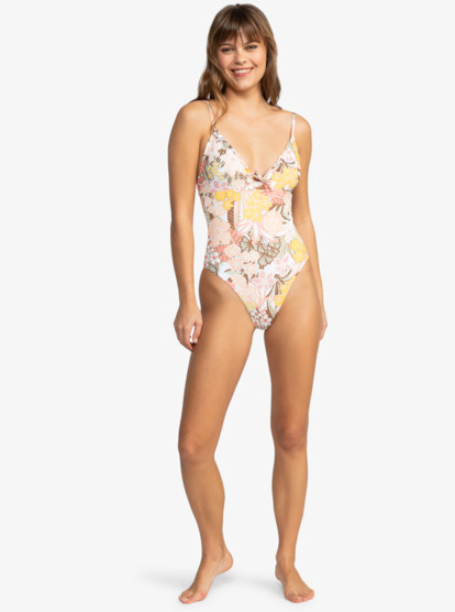 12 Playa Paradise - Maillot de bain une pièce réversible pour Femme Blanc ERJX103646 Roxy