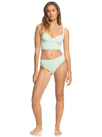 7 Check It - Underwired Bikini Top for Women Green ERJX304817 Roxy