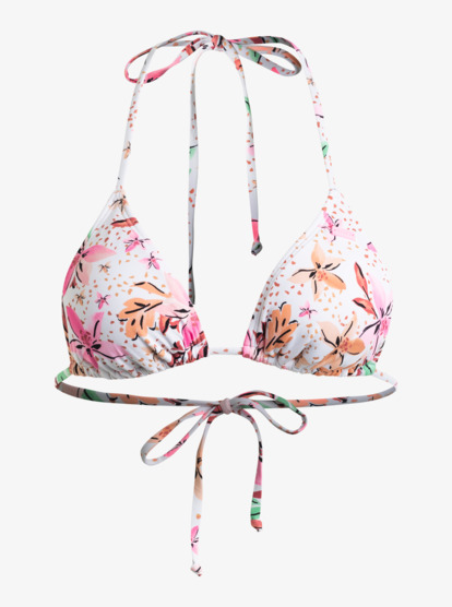 4 Printed Beach Classics - Tiki Tri Bikinitop voor Dames White ERJX305195 Roxy