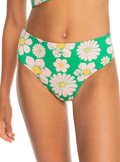 0 POP Surf - Bas de bikini réversible pour Femme Vert ERJX404443 Roxy