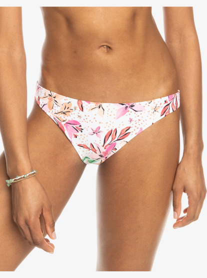 0 Printed Beach Classics - Moderate Bikini Bottoms for Women White ERJX404853 Roxy