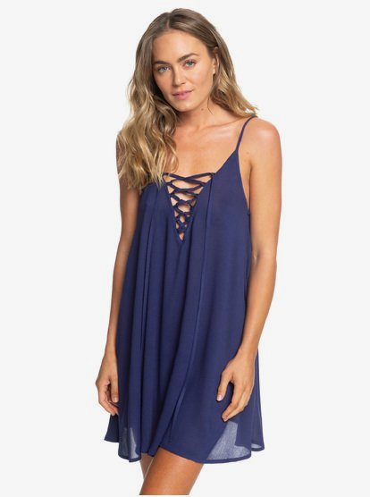 Softly Love Strappy Jurk Voor Dames Blue Roxy roxy kopen in de aanbieding