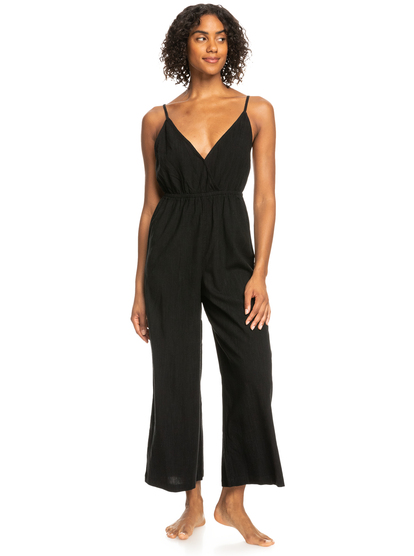 Black Strappy Unitard Jumpsuit Activewear - Myla – Storm Desire