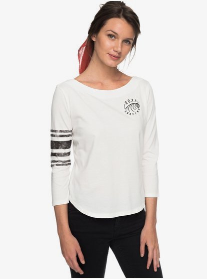 Soul Club A Top Met Lange Mouwen Voor Dames White Roxy roxy kopen in de aanbieding