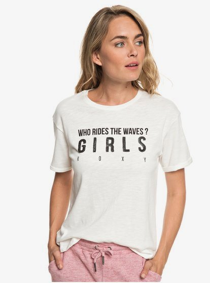 Follow Me To The Beach A T Shirt Voor Dames White Roxy roxy kopen in de aanbieding
