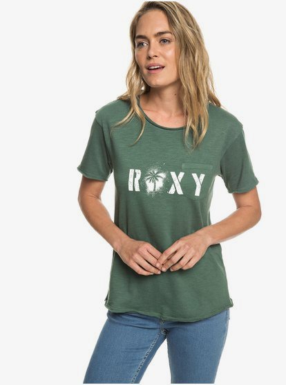 Star Solar A T Shirt Voor Dames Green Roxy roxy kopen in de aanbieding