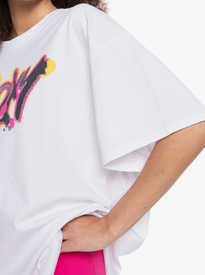 3 Kelia Fly Girl - Übergroßes T-Shirt für Frauen  ERJZT05300 Roxy