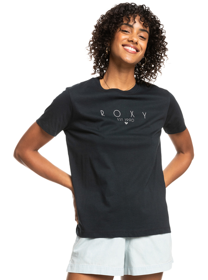 0 Womens Ocean Road T-Shirt Black ERJZT05512 Roxy