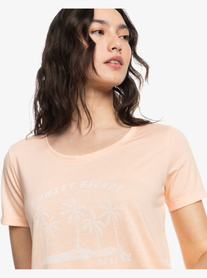 2 Chasing The Wave - T-shirt pour Femme Rose ERJZT05666 Roxy