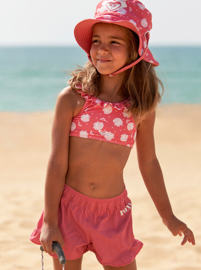 1 Smile Is Love - Board Shorts for Girls 2-7 Pink ERLBS03033 Roxy