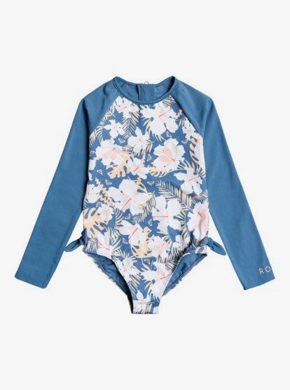 0 Swim Lovers - Long Sleeve UPF 50 One-Piece Rashguard for Girls 2-7  ERLWR03175 Roxy