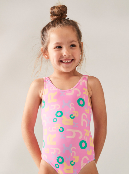 5 Funny Bambino - One-Piece Swimsuit for Girls 2-7  ERLX103093 Roxy