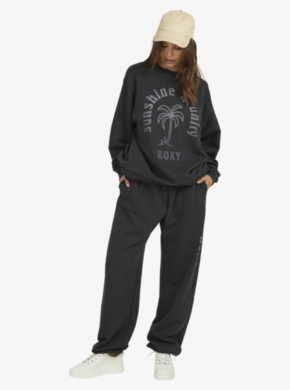 10 Move On Up Baggy Sweatpants Black URJFB03035 Roxy