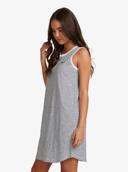 3 LOVE SUN TANK DRESS STRIPES Blue URJKD03036 Roxy