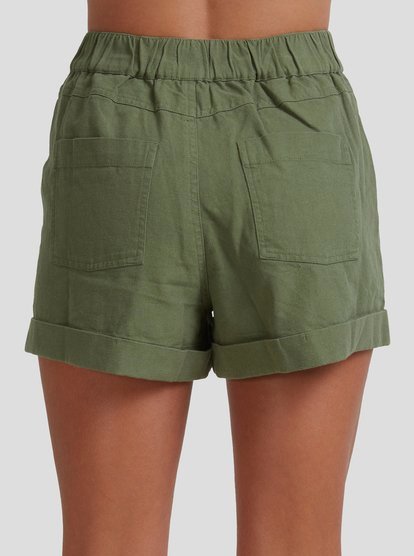 4 Womens Alta Beach Shorts Green URJNS03023 Roxy