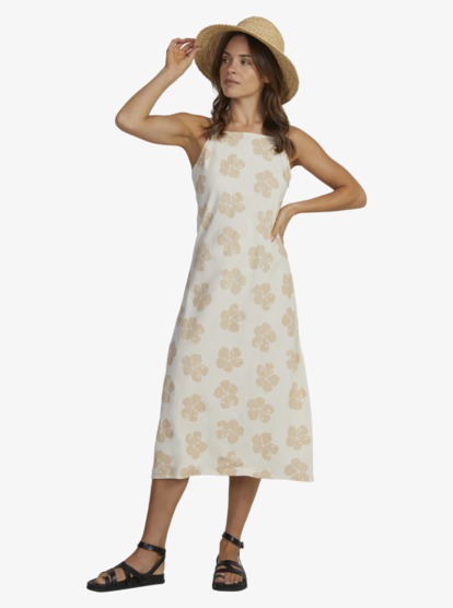 5 OG ROXY - Vestido midi para Mulher Beige URJWD03179 Roxy