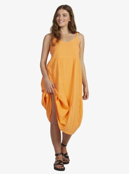 0 Womens Waiting Line Dress Yellow URJWD03193 Roxy