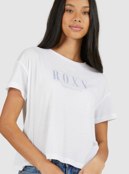 4 Womens ROXY T-Shirt White URJZT03686 Roxy