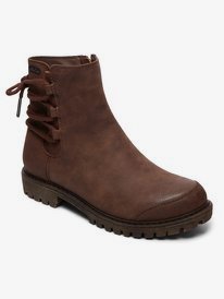 0 Kearney - Faux Leather Boots for Women Brown ARJB700596 Roxy