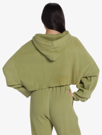 7 Chloe Kim Off Duty - Pullover con cappuccio da Donna Green ARJFT04184 Roxy